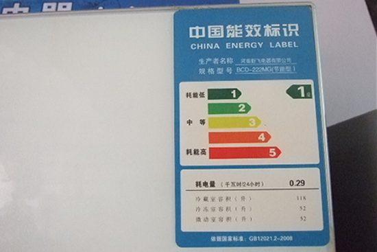电冰箱什么牌子省电 电器耗能等级详解
