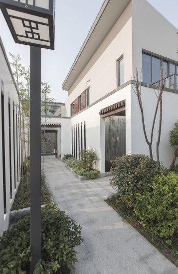 设计师装修 300平现代中式别墅