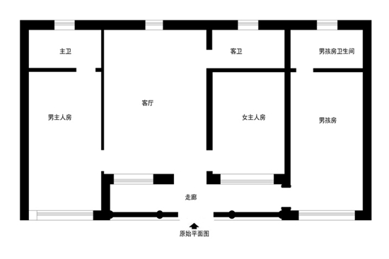 中式之美 120平中式三居室设计