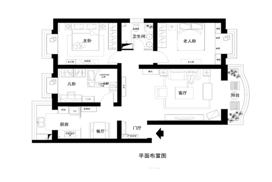12万打造134平 看三种古典风交相碰撞
