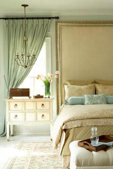16款卧室设计 窗帘+床品完美搭配