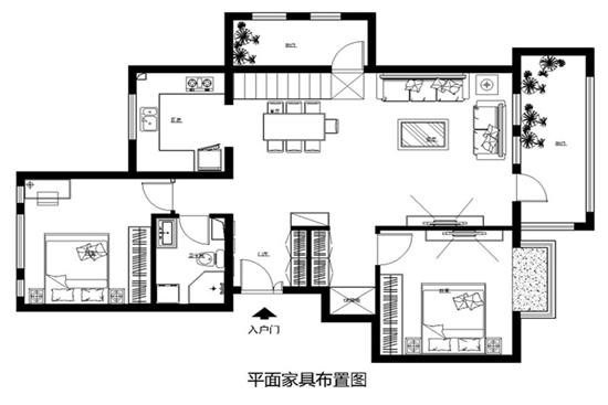 三居简欧风设计 都市生活的气质美家