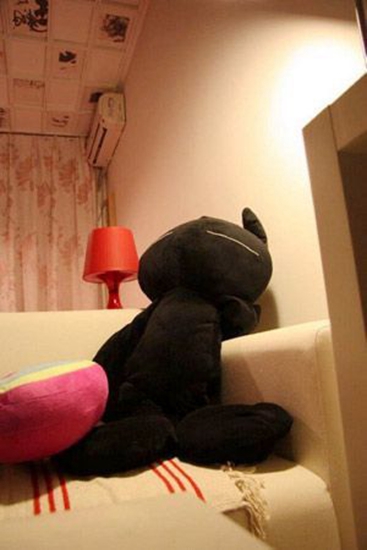 单身女的小资家 把兵马俑当成装饰
