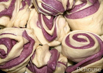 紫薯花卷的做法
