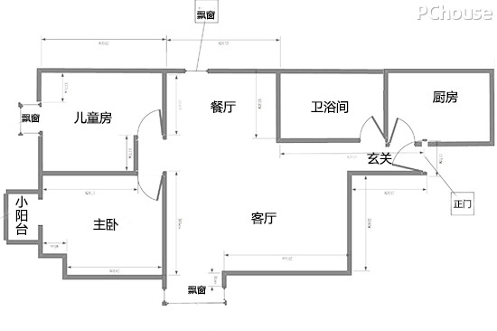 原始户型图
