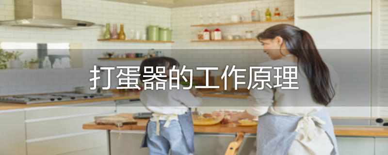 打蛋器的工作原理