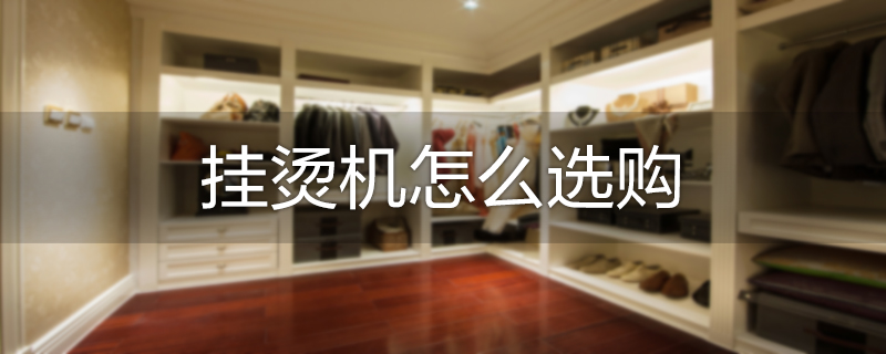 挂烫机怎么选购