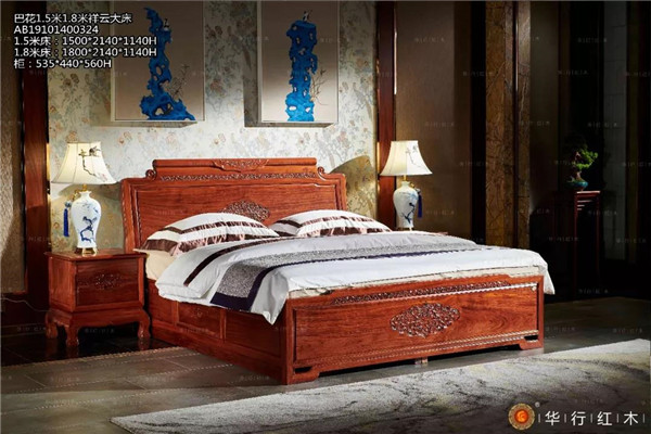 华行红木中式卧室系列，为您打造理想的休憩之所！