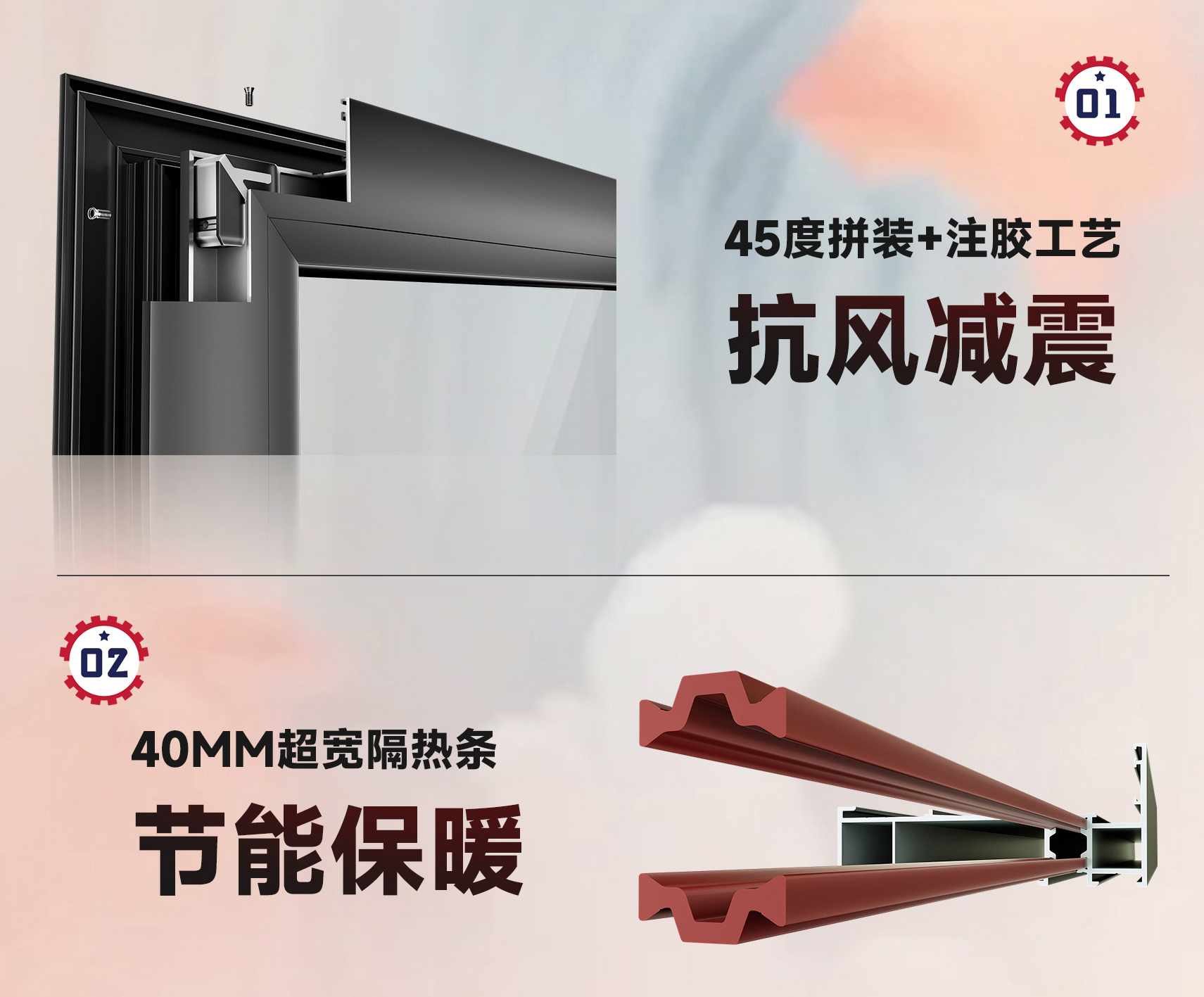 国风正当潮 德技优品昆仑G41平移密封窗已就位