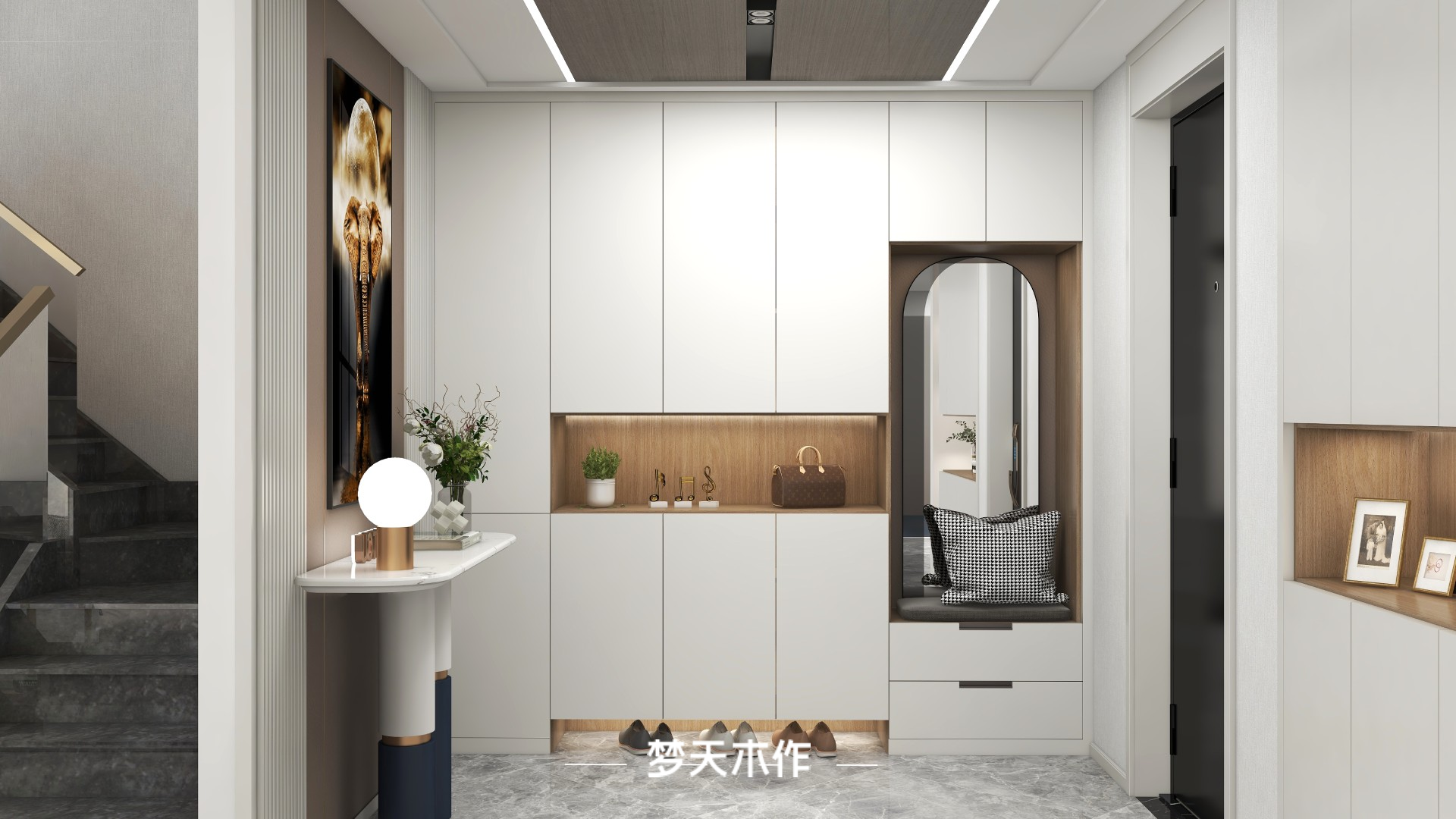 203m²新现代轻奢风，一见倾心，精致静雅格调生活