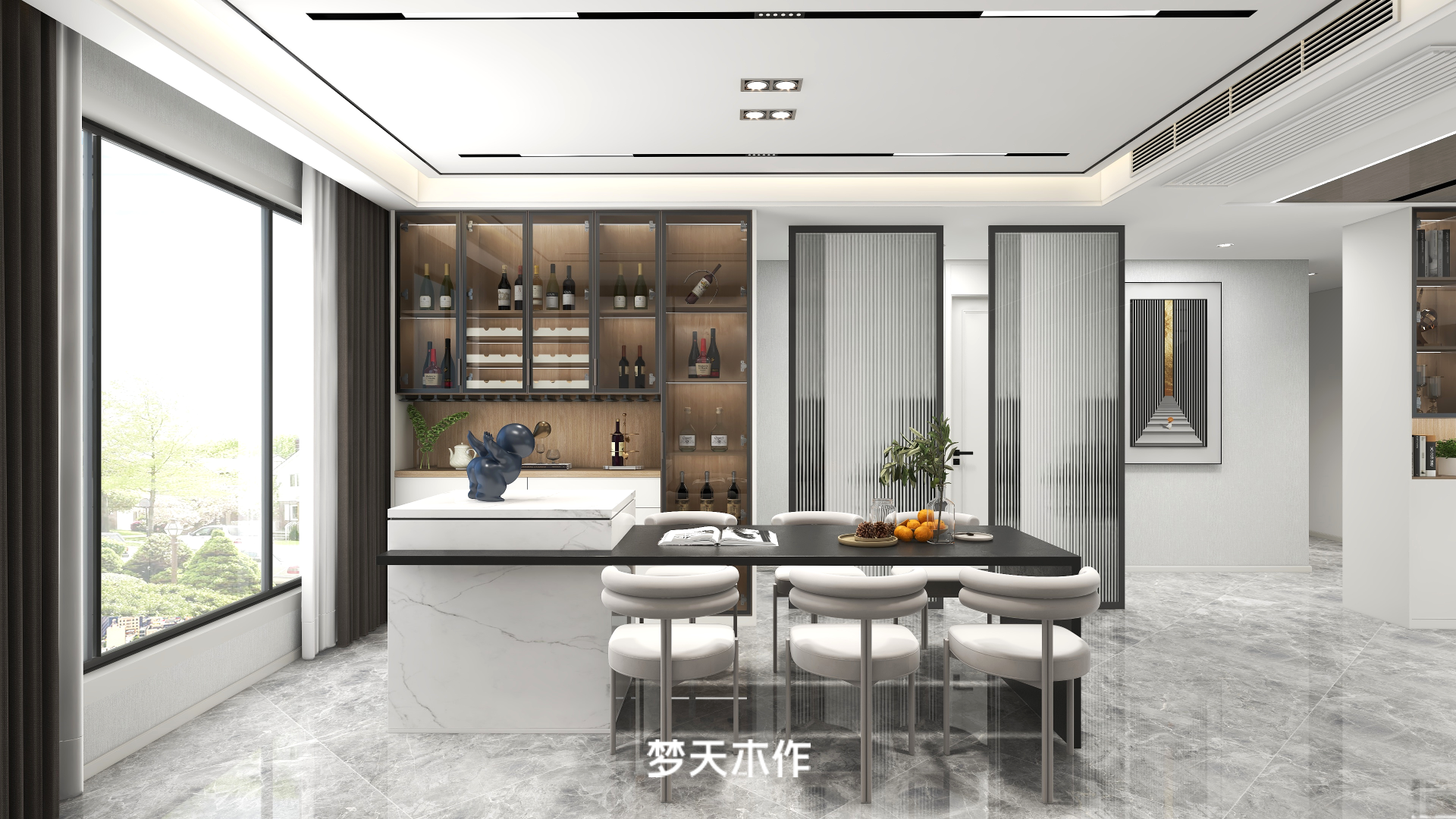 203m²新现代轻奢风，一见倾心，精致静雅格调生活