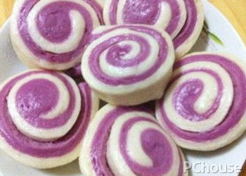紫薯花卷简介