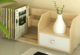DIY个人特色收纳空间 开放式设计小书架